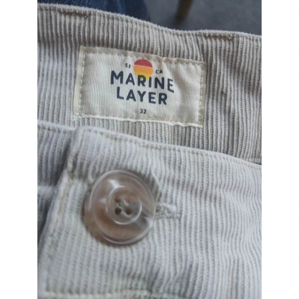 Marine Layer  Shorts Mens 32 Corduroy Vintage Style - Picture 3 of 7